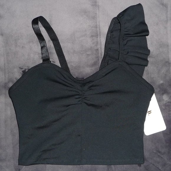 NWT Fabletics Mellie Ruffle Top M - Picture 3 of 5